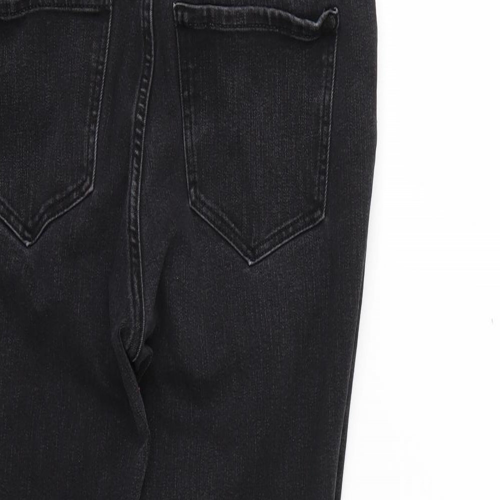 Denim & Co. Womens Black Skinny Jeans Size 12 L24 in