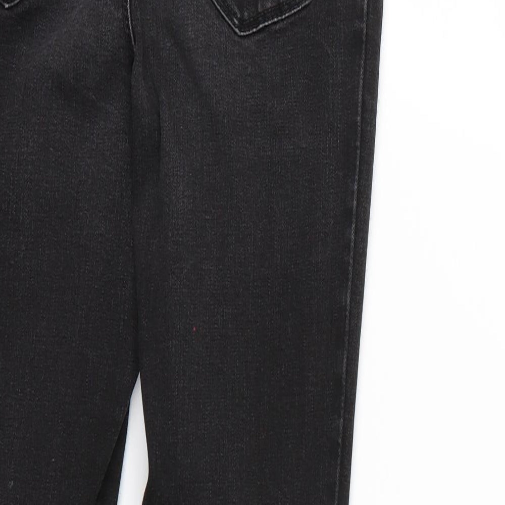 Brand and care label for Denim & Co. women’s black skinny jeans, size UK 10, 26-inch leg