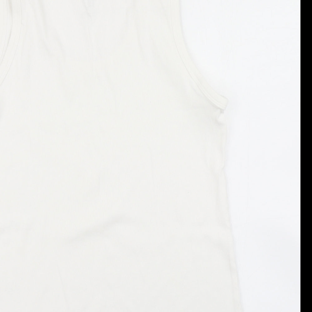 F&F Womens White Basic Tank Size 20