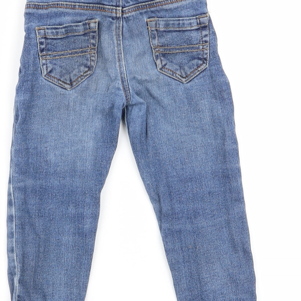 denim and co Boys Blue Cargo Jeans Size 12-18 Months