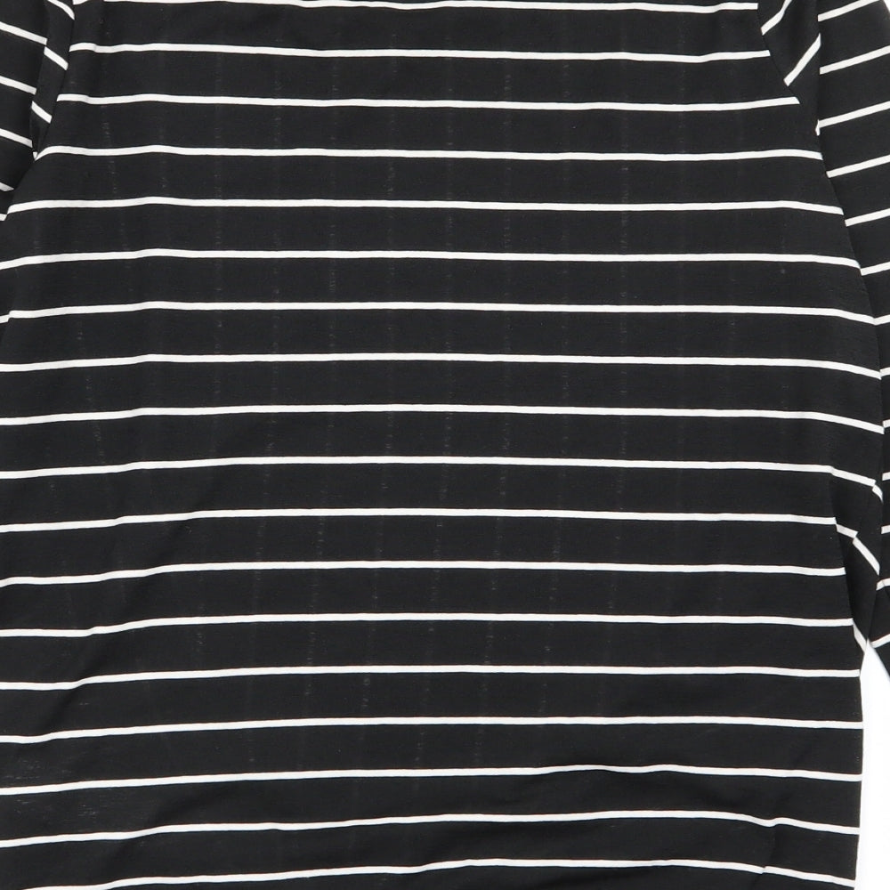Womens UK Size 10 Warehouse Multicoloured Basic T-Shirt