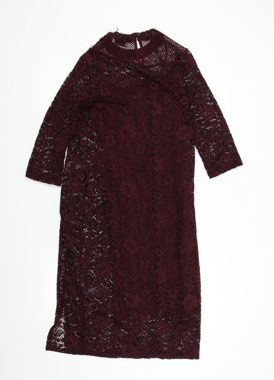 M&S Womens Red Bodycon Size 14