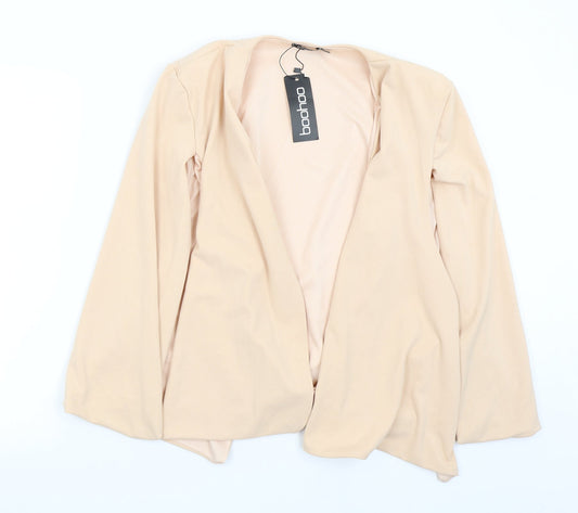 Boohoo Womens Pink Jacket Poncho Size 14