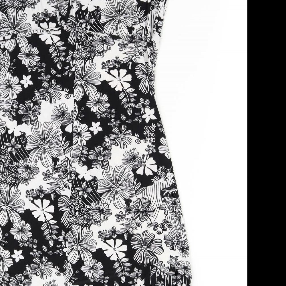 Preworn Womens Multicoloured Floral Shift Size M