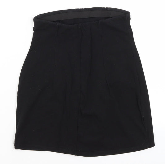 Womens UK Size 8 ASOS Black Basic T-Shirt