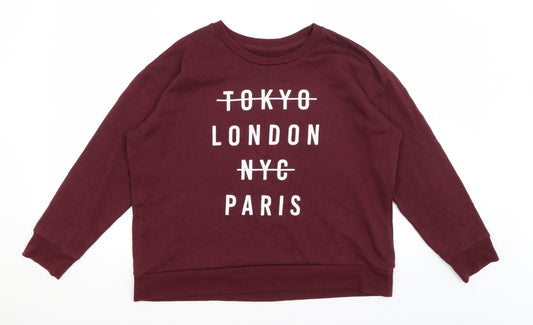 Atmosphere Womens Red Pullover Jumper Size 14 - Cities