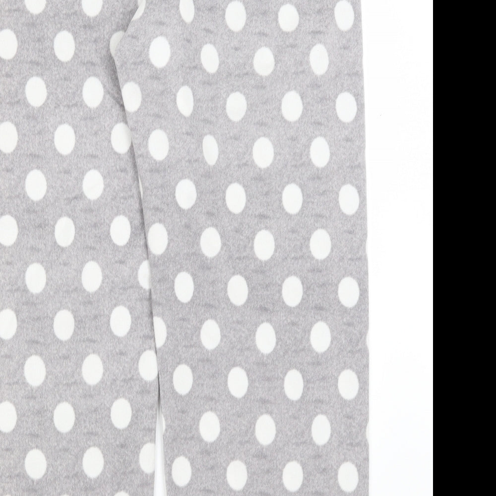 Shelley Womens Grey Polka Dot Capri Pyjama Pants Size L