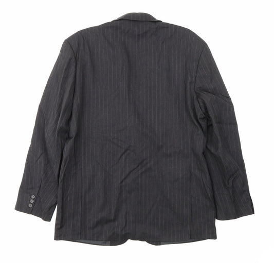 Mens UK Size 44 JAMES BARRY Regular Black Suit Jacket