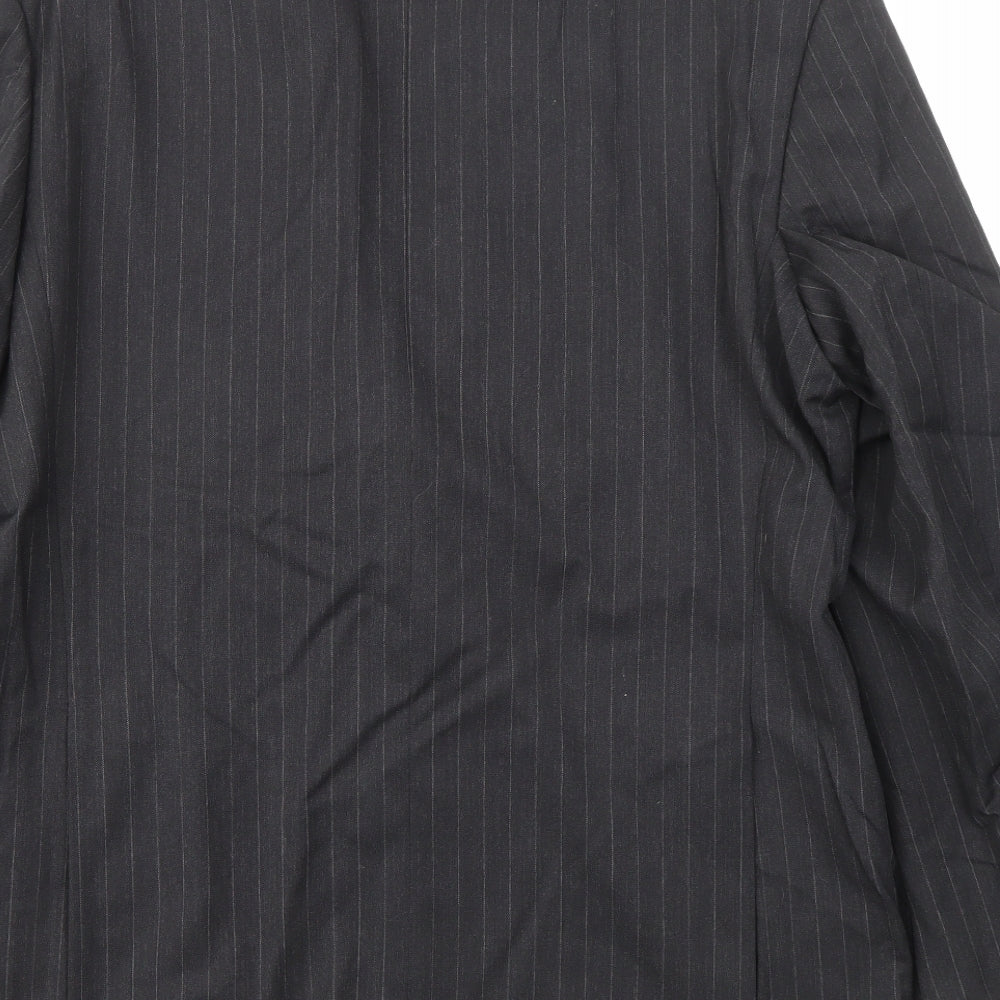 Mens UK Size 44 JAMES BARRY Regular Black Suit Jacket