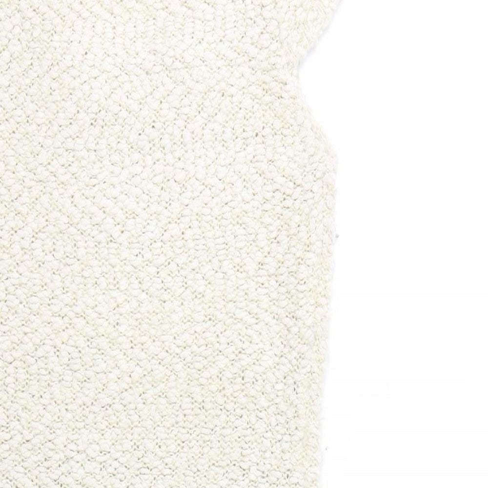 New Look Womens Ivory Fit & Flare Size 12