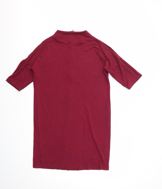 Additional front view of Tu women’s red fit & flare, size UK 10