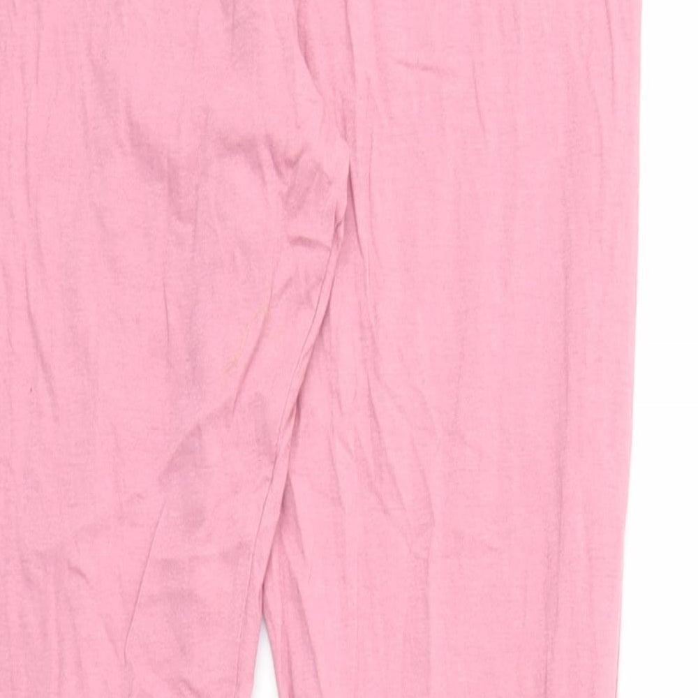 F&F Girls Pink Ikat Capri Trousers Size 11-12 Years