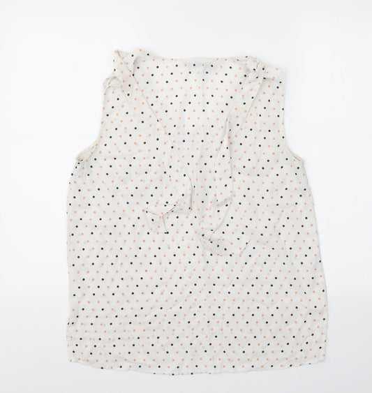 Primark Womens Multicoloured Polka Dot Basic Blouse Size 12