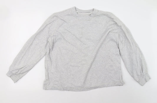 Additional front view of Gap women’s grey pullover sweatshirt, size XL