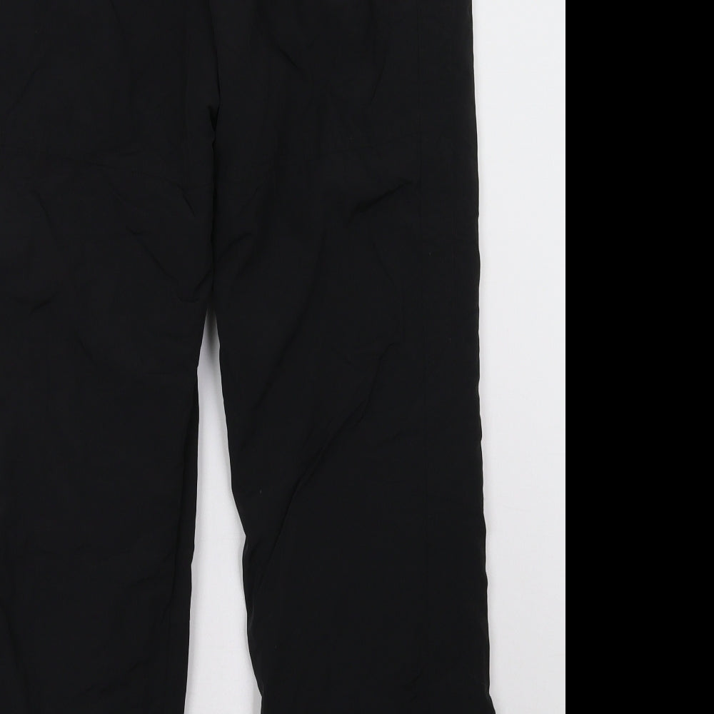 Mens UK Size 28 jinlaike Regular Fit Black Trousers