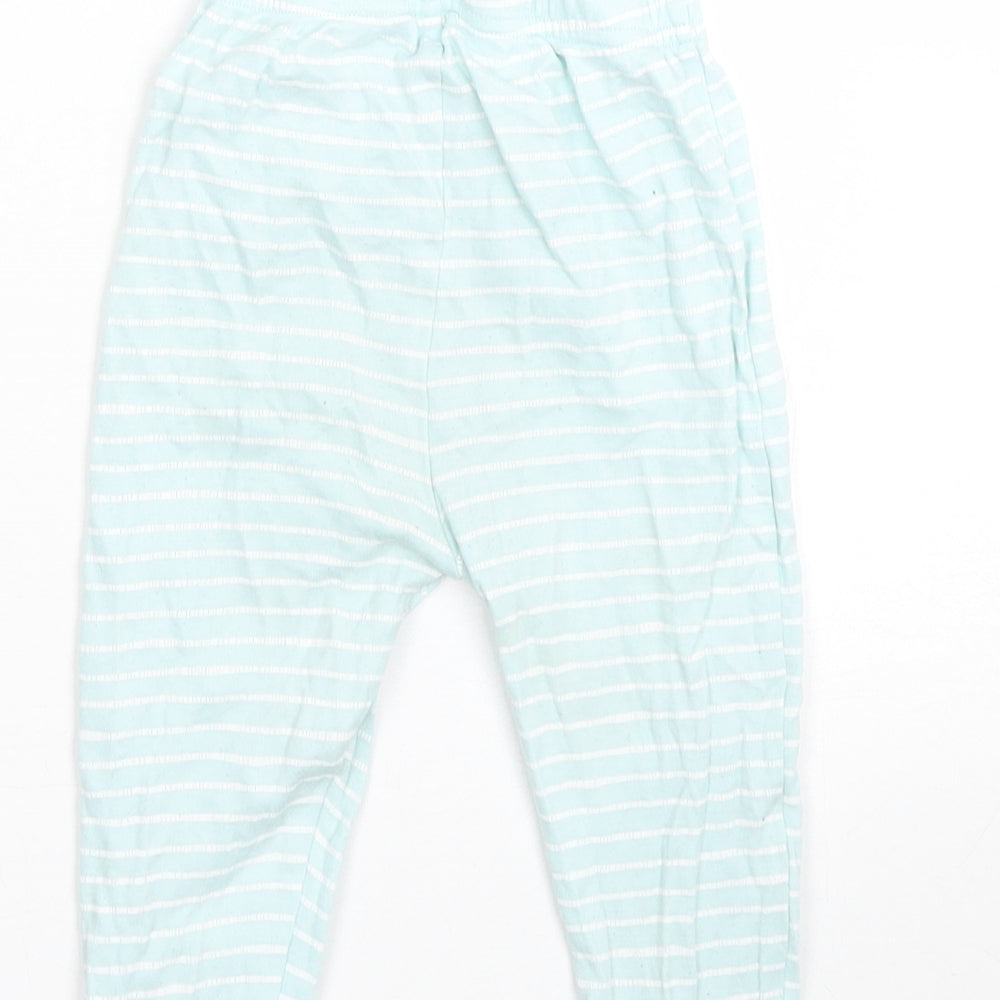 George Girls Blue Striped Cami Pyjama Pants Size 12-18 Months