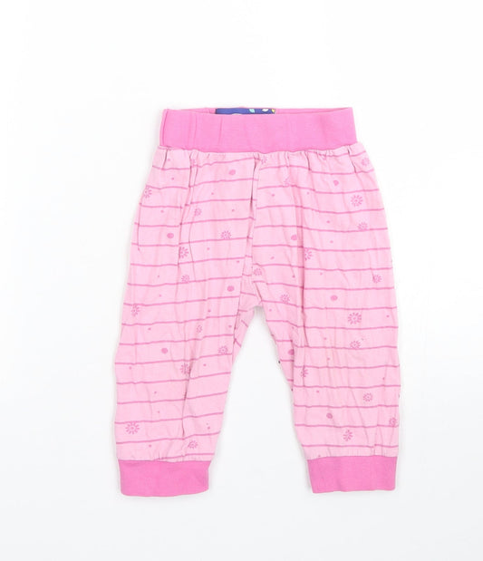 In the night garden Girls Pink Striped Cami Pyjama Pants Size 18-24 Months