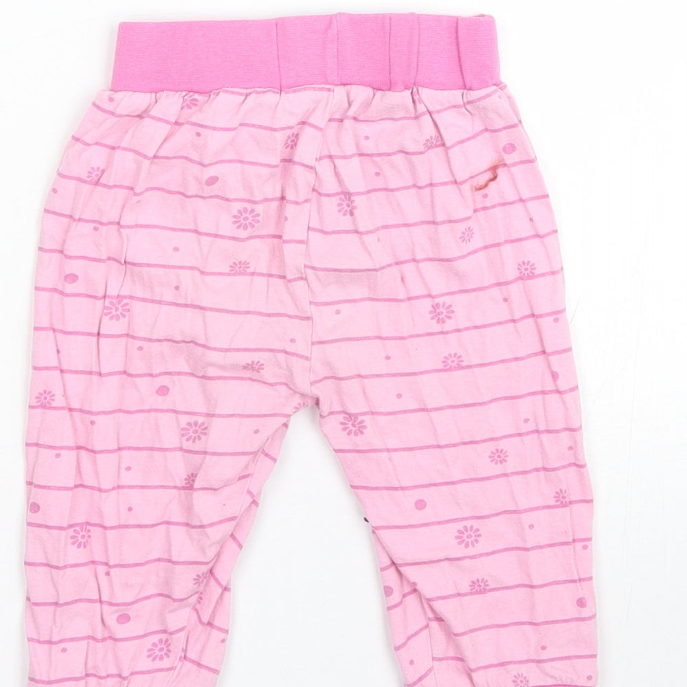 In the night garden Girls Pink Striped Cami Pyjama Pants Size 18-24 Months