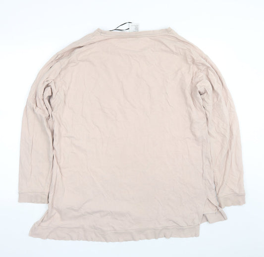 H&M Womens Pink Pullover Sweatshirt Size L