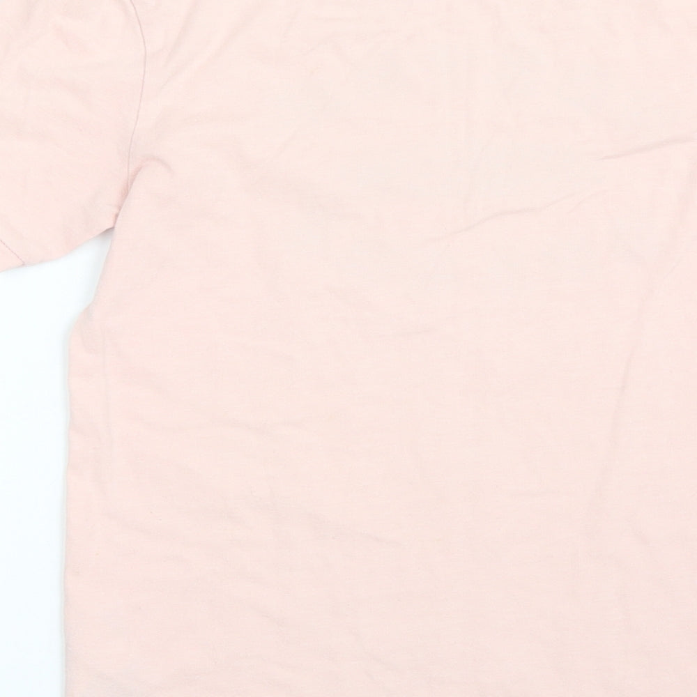 Gap Girls Pink Basic T-Shirt Size 10-11 Years