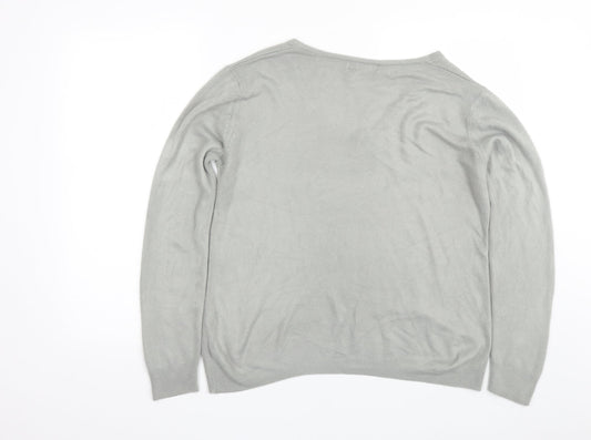Primark Womens Grey Pullover Jumper Size M