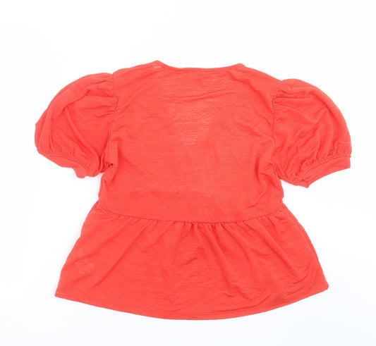Primark Womens Red Basic Blouse Size M