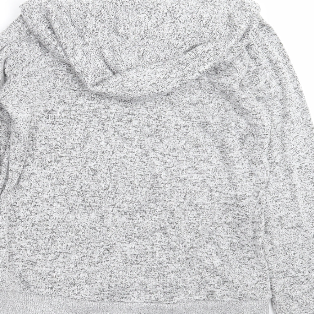 Womens UK Size S NEXT Grey Pullover Hoodie