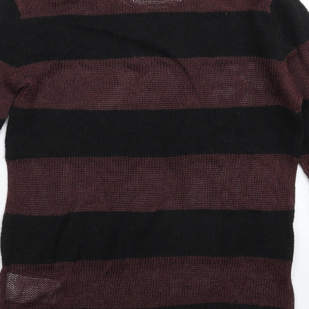 Gap Womens Multicoloured Striped Knit Pullover Jumper Size S