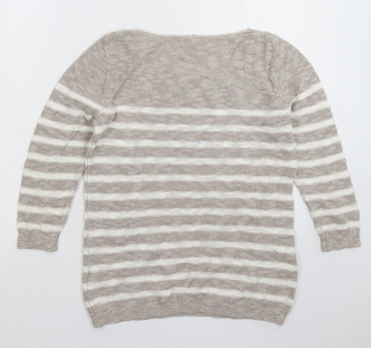 Womens UK Size S Old Navy Grey Pullover Jumper