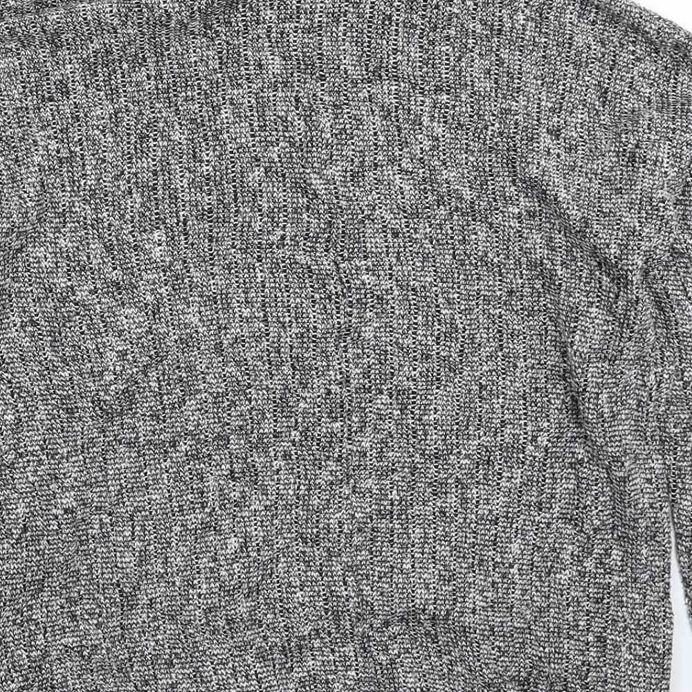 Womens UK Size 8 Topshop Grey Pullover Jumper