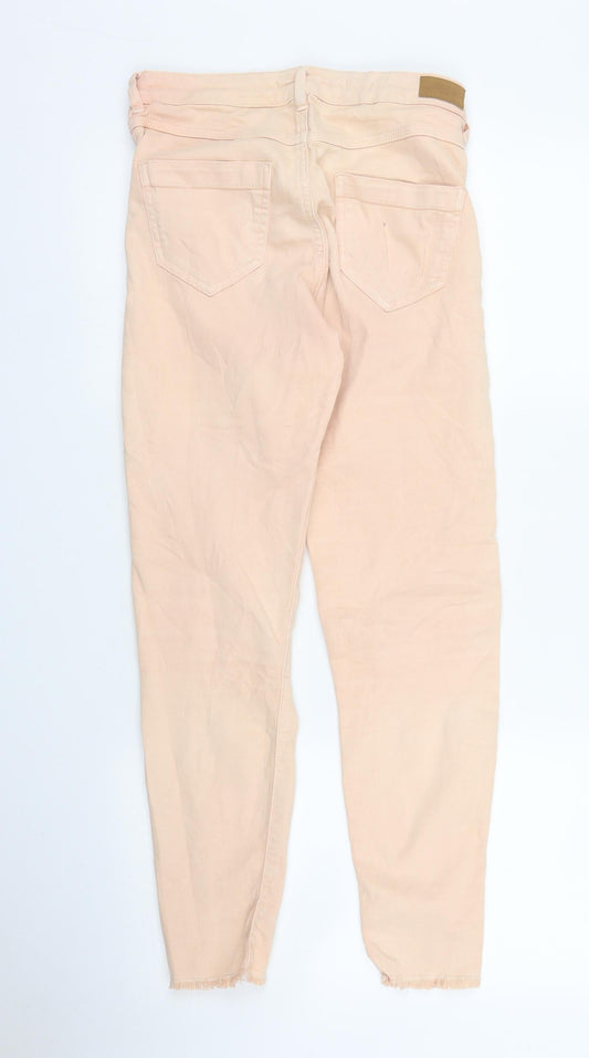 Bershka Womens Pink Skinny Jeans Size S L26 in