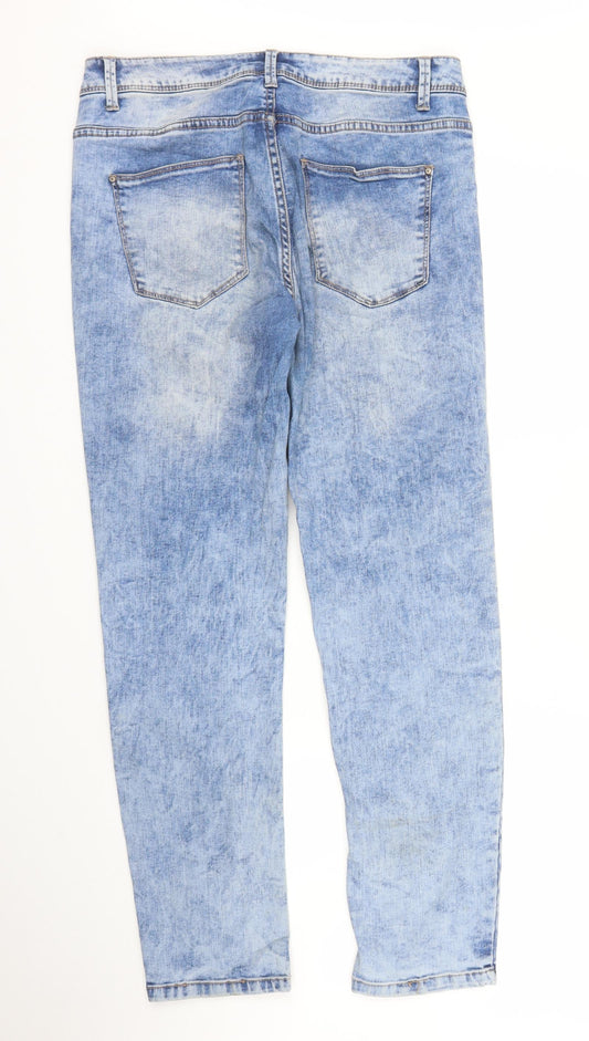 House Womens Blue Denim Jegging Jeans Size 12 L27 in
