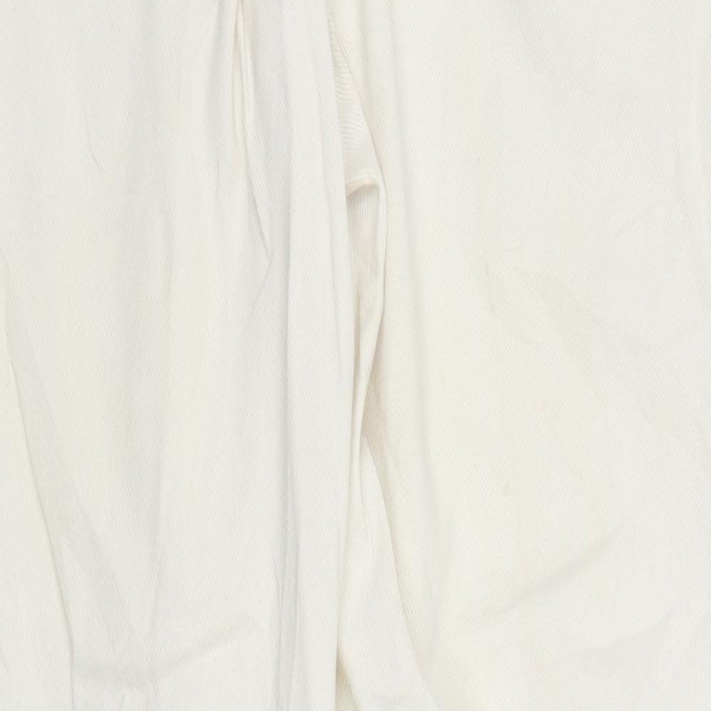 Jacky-O Womens White Denim Mom Jeans Size 28 in L28 in