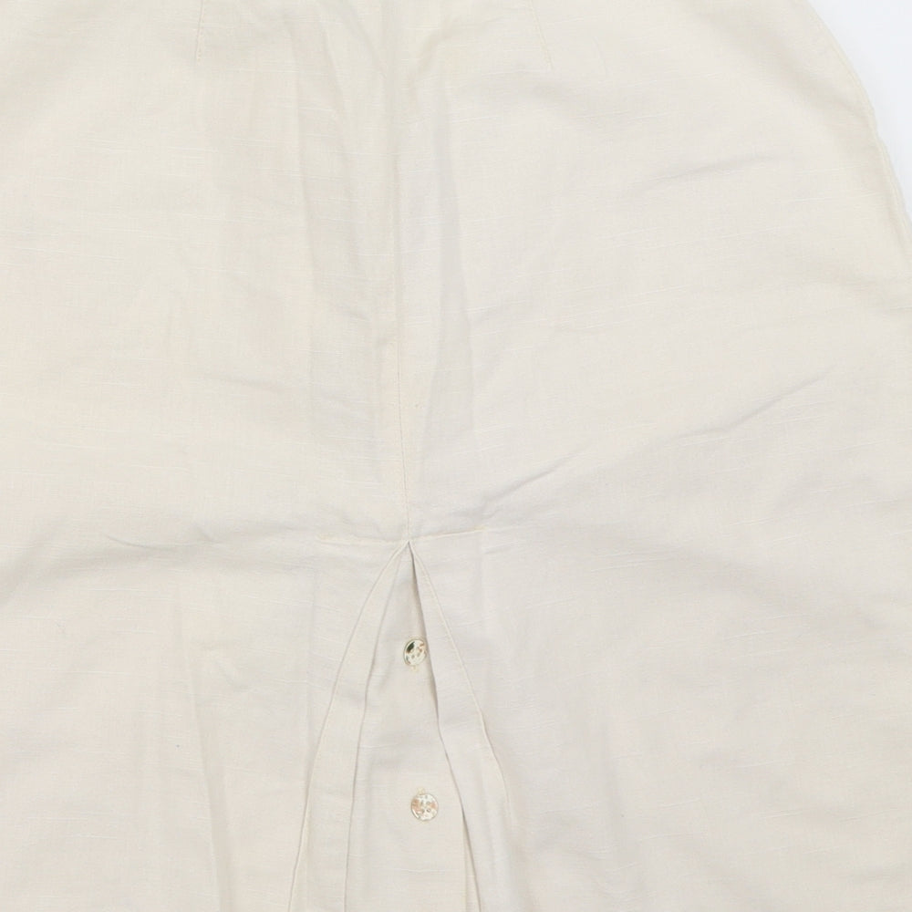 Mosquitos Womens Ivory Straight & Pencil Skirt Size 10