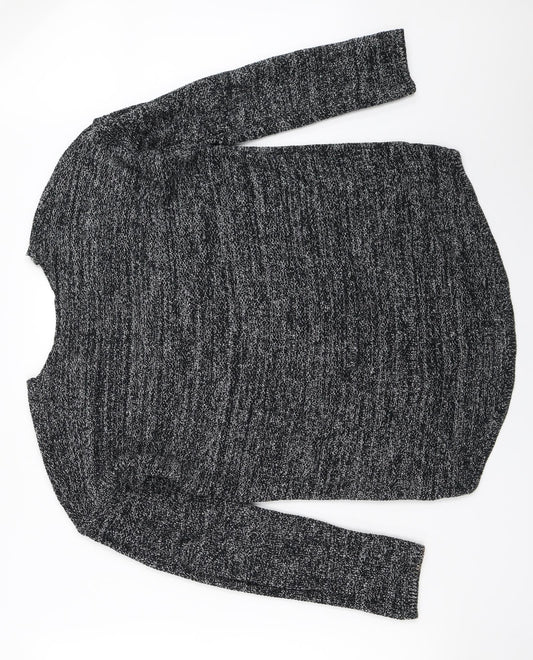 H&M Mens Black Pullover Jumper Size M