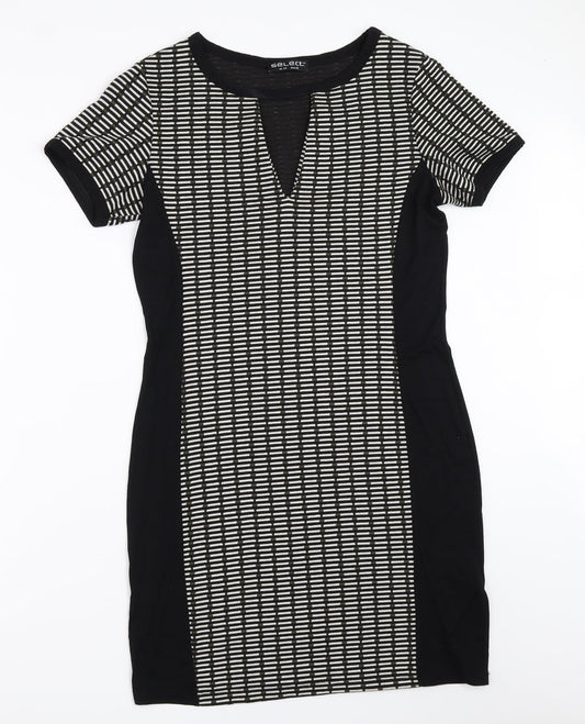 Additional front view of Select women’s black shift, size UK 14