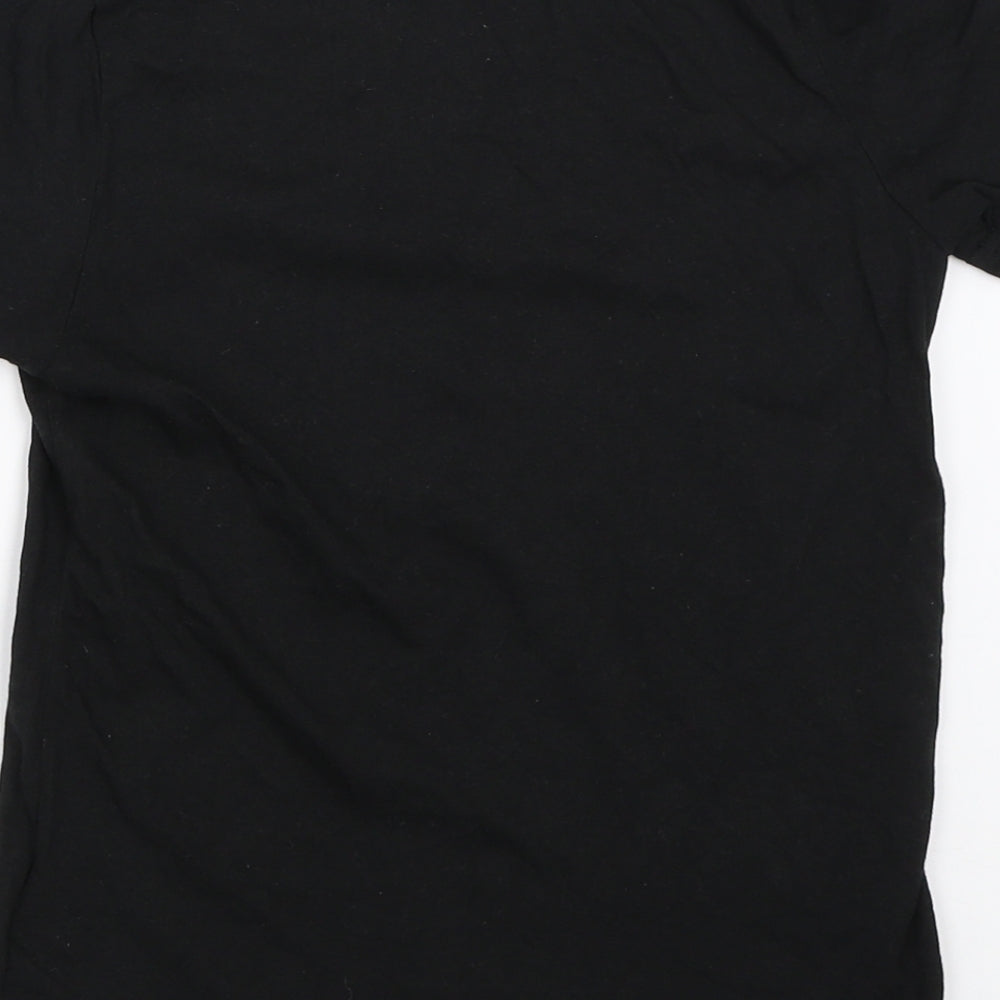 Pepperts! Boys Black Basic T-Shirt Size 7-8 Years