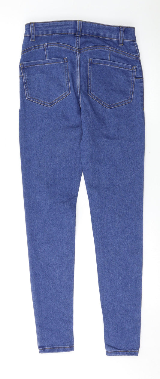 Denim & Co. Womens Blue Skinny Jeans Size 8 L29 in
