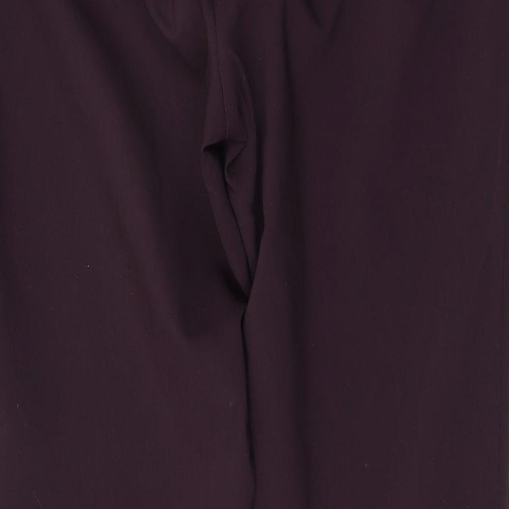 Womens UK Size 14 H&M Regular Fit Purple Trousers
