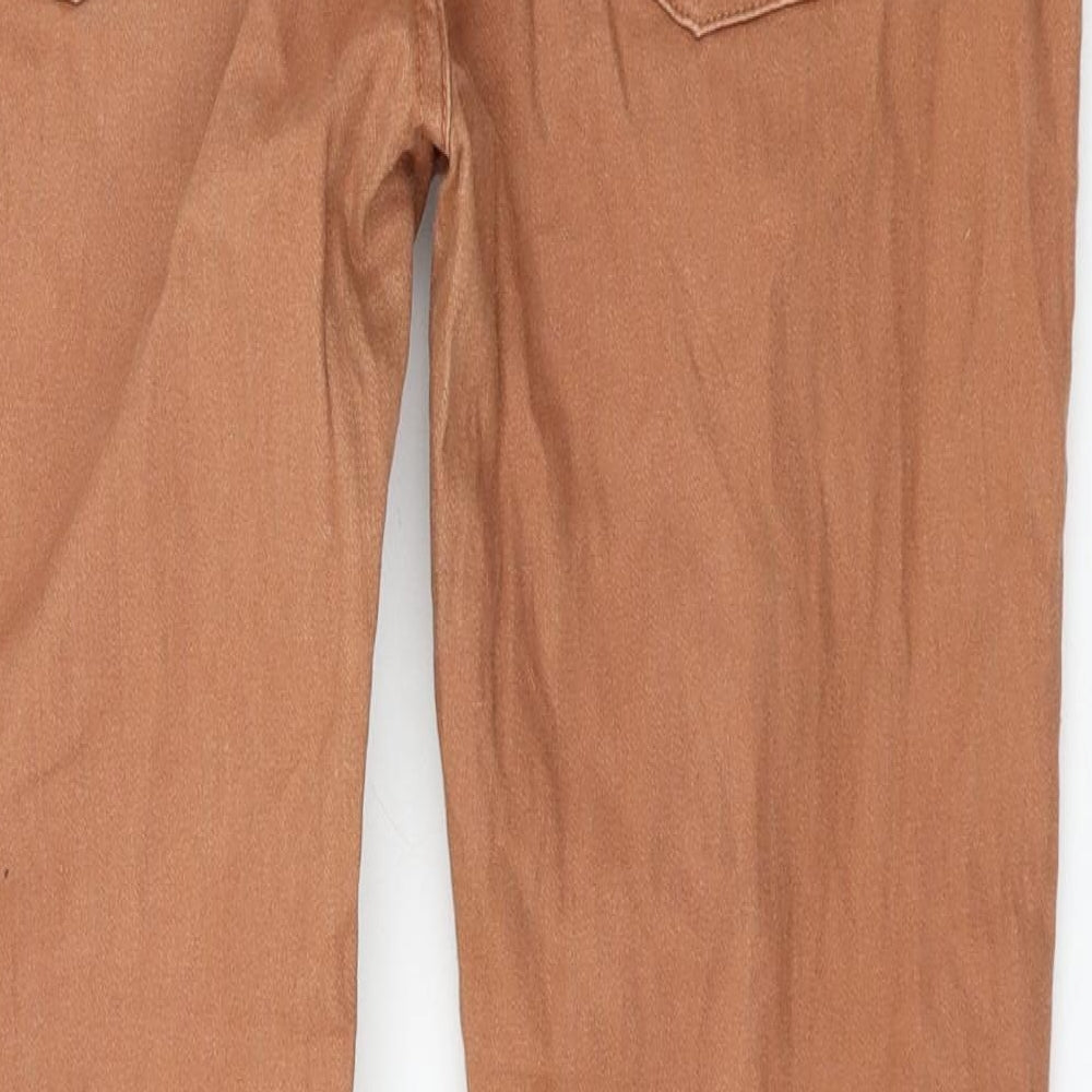 Urban Bliss Womens Orange Straight Jeans Size 14 L30 in