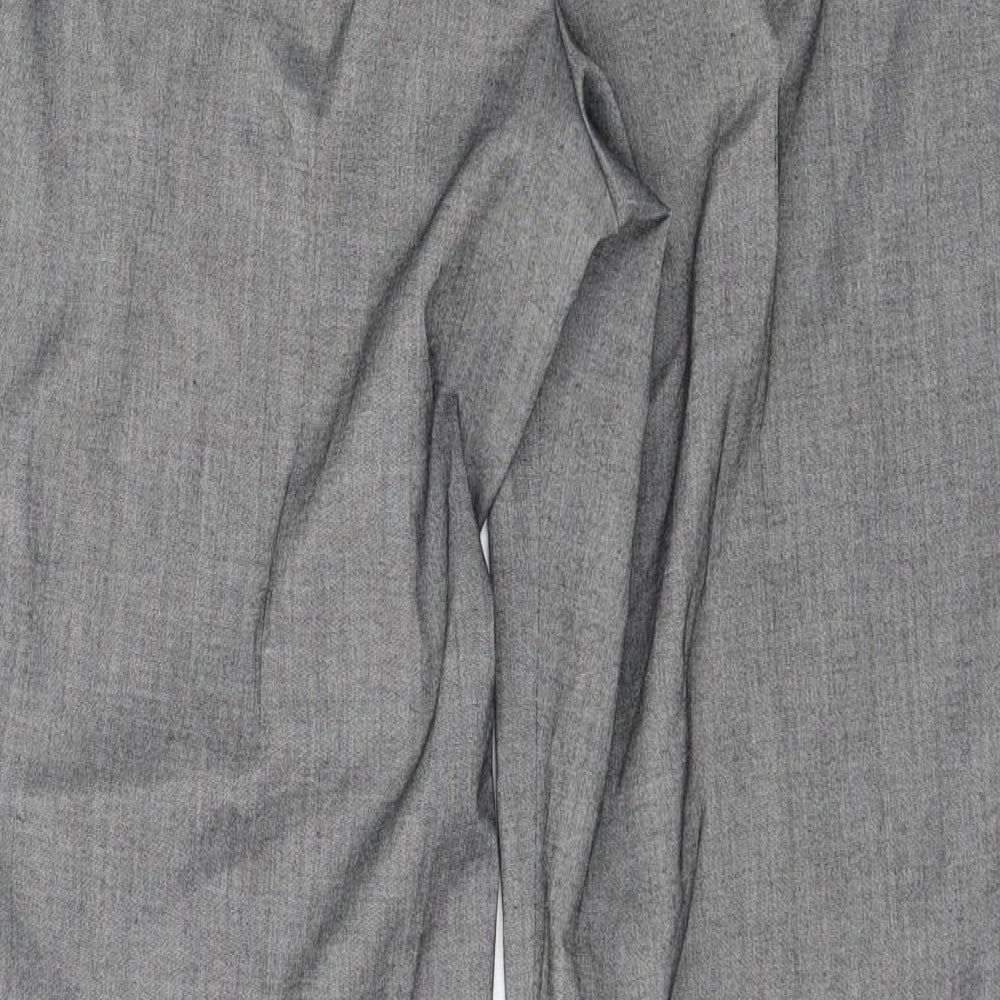 Brand and care label for Bexleys women’s grey trousers, size UK 14, 28-inch leg