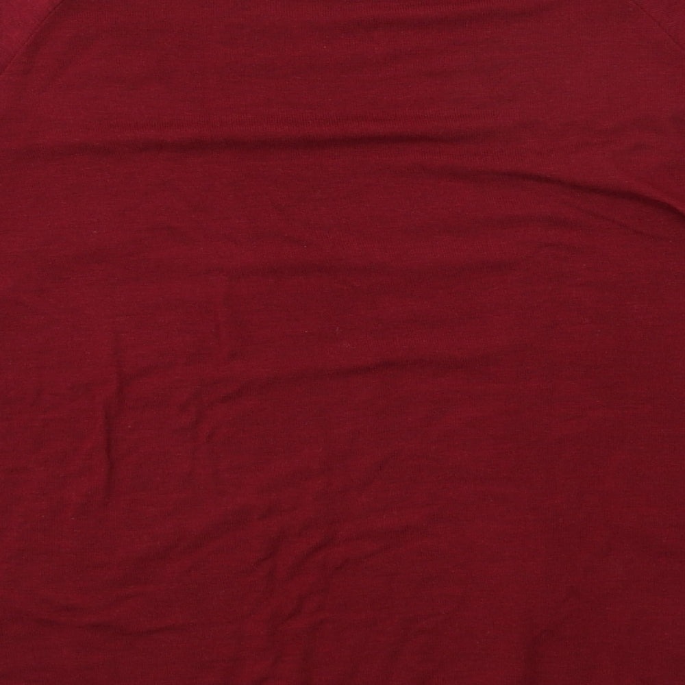 Atmosphere Womens Red Basic T-Shirt Size 6
