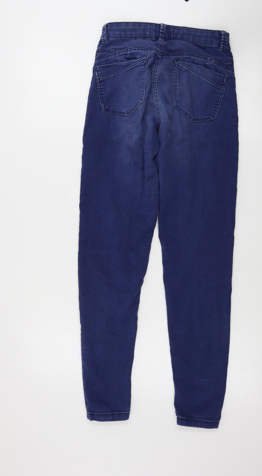 denim co Womens Blue Skinny Jeans Size 6 L25 in