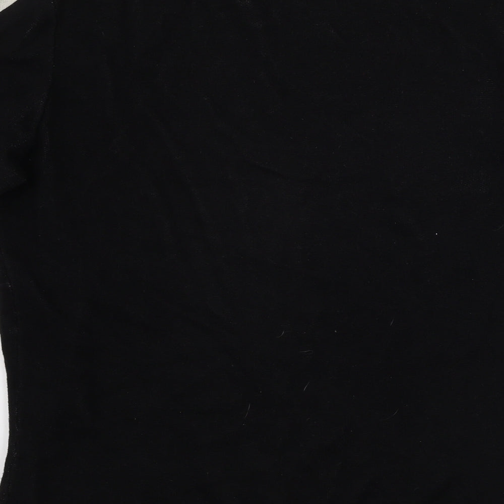 Womens UK Size M H&M Black Pullover Jumper