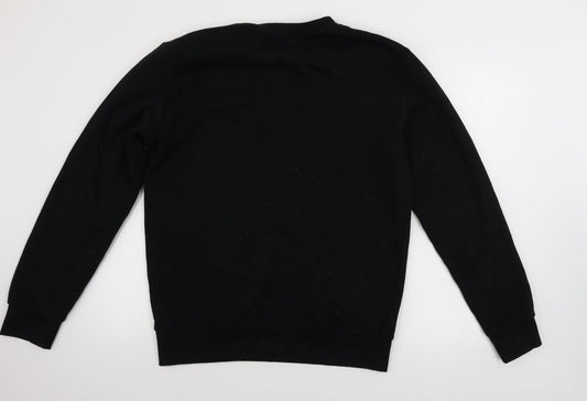 H&M Mens Black Pullover Jumper Size M