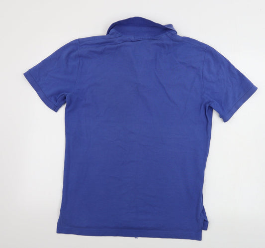 SEVENTY TWO Mens Blue Polo Size S