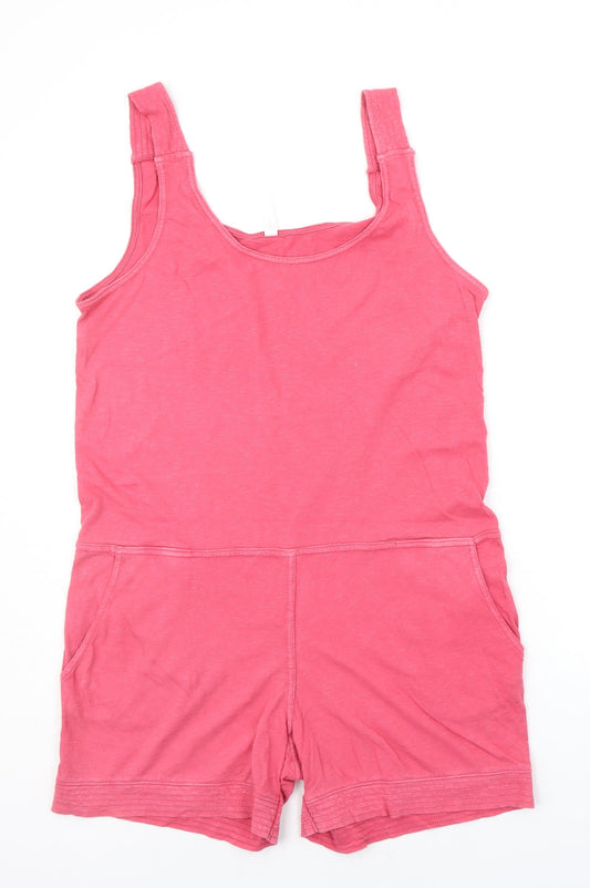 Womens UK Size M Gap One-Piece Pink Jumpsuit