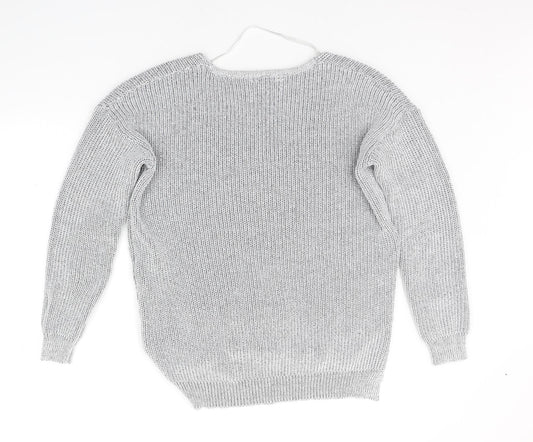 Primark Womens Grey Pullover Jumper Size L