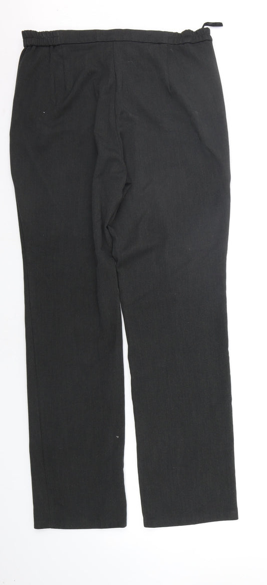 Womens UK Size 12 Marks and Spencer Regular Fit Grey Trousers