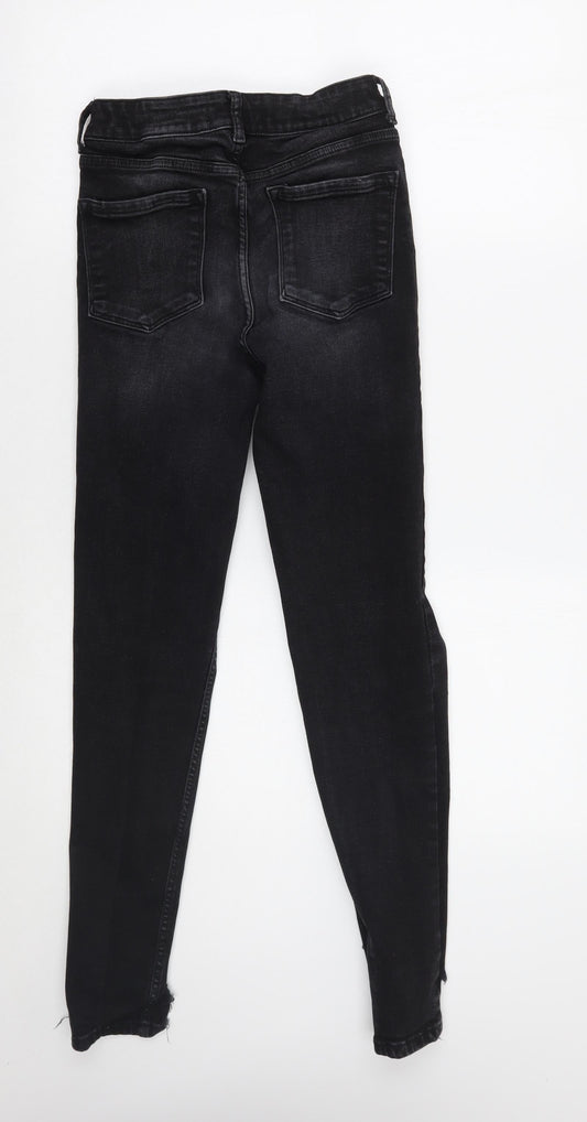 Denim co Womens Black Skinny Jeans Size 8 L27 in